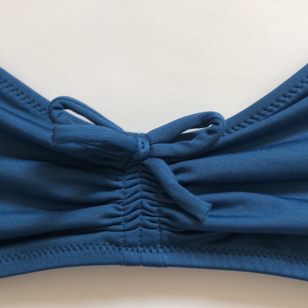 HOST PICK J. Crew L Blue Bikini Set Top & Bottom Adjustable NWT Brand New Great - Picture 3 of 13